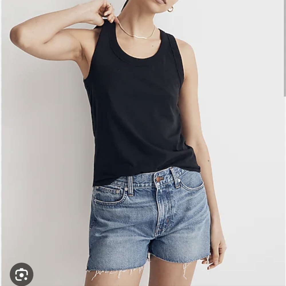Madewell whisper cotton scoop neck tank